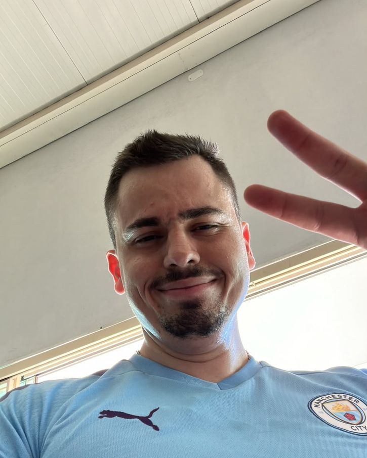 Antes: selfie